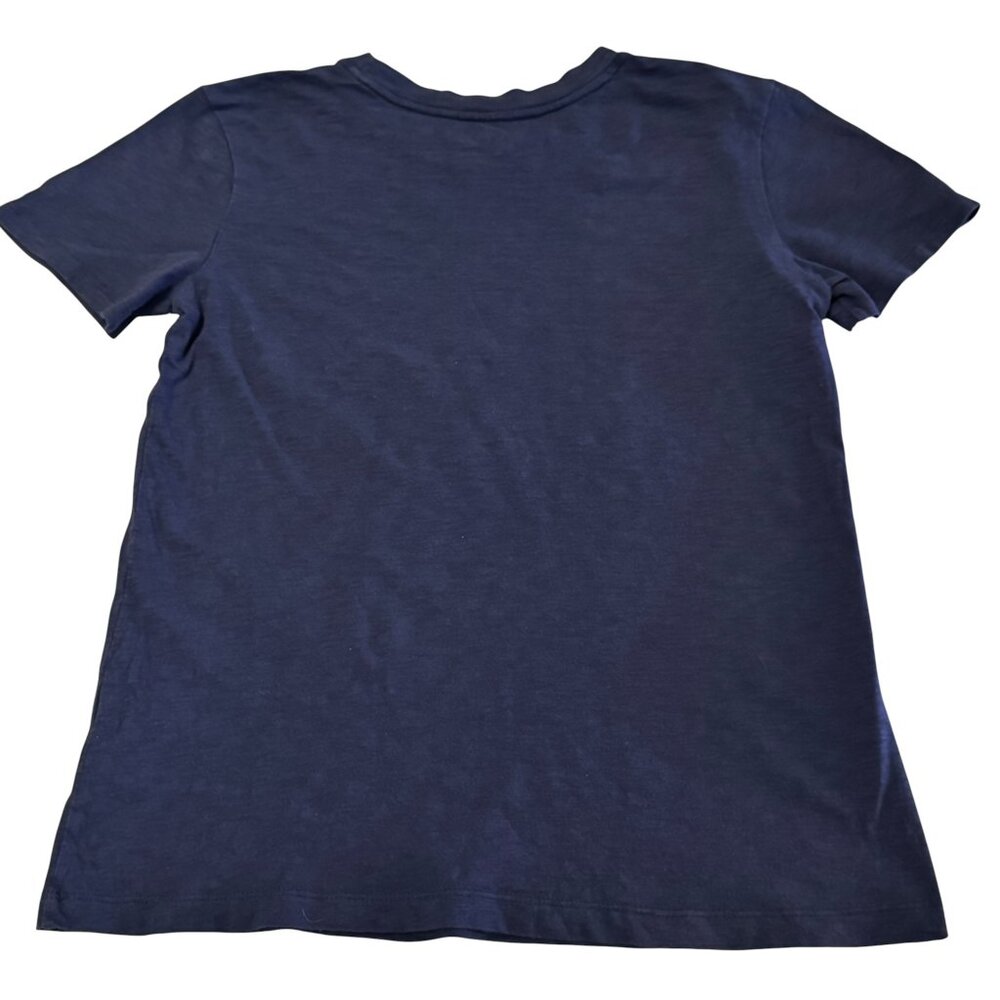 J.Crew Chocoholic Graphic Tee Navy Cotton Short Sleeve Size S - Picture 3 of 6